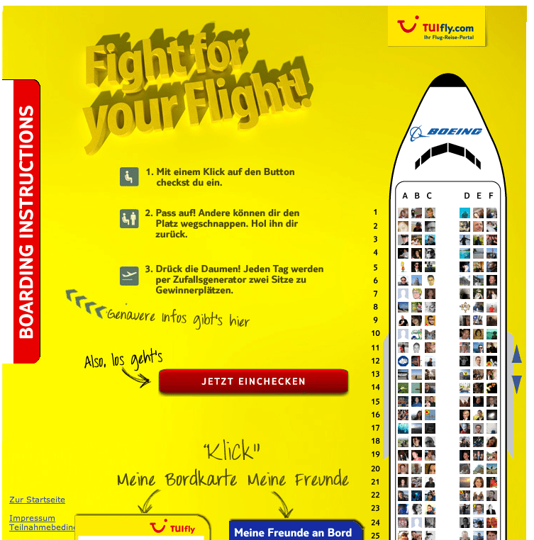 Fight for Your Flight mit auf Facebook