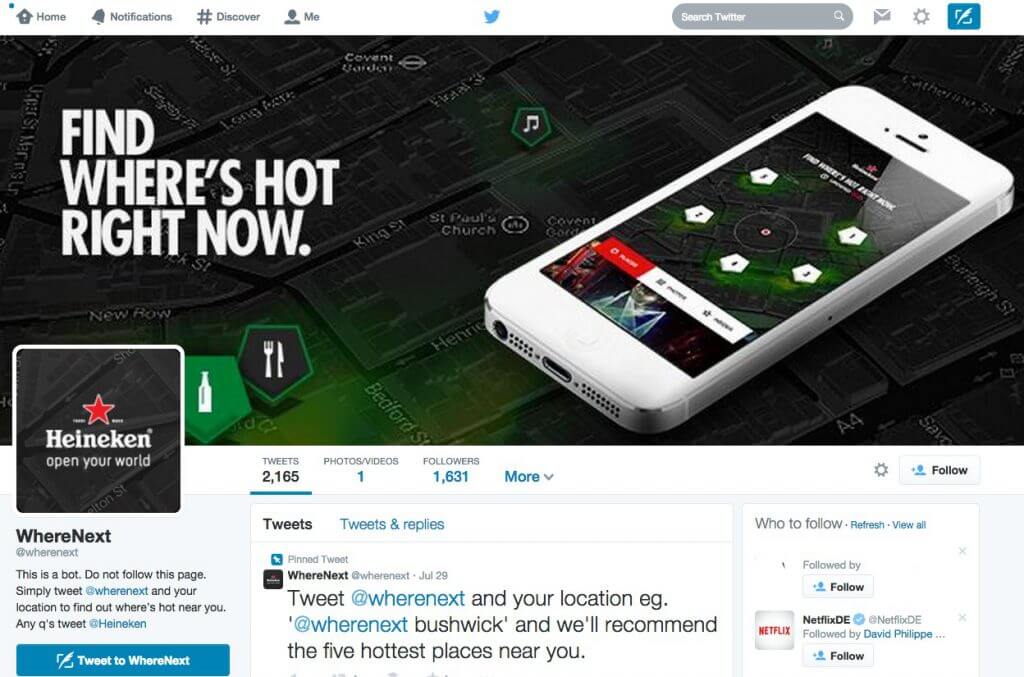 restaurant city facebook bots