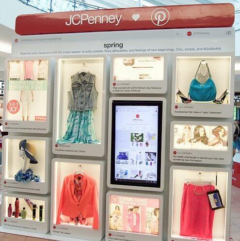 JCPenney macht den PoS zum live Pinterest Board. - FUTUREBIZ