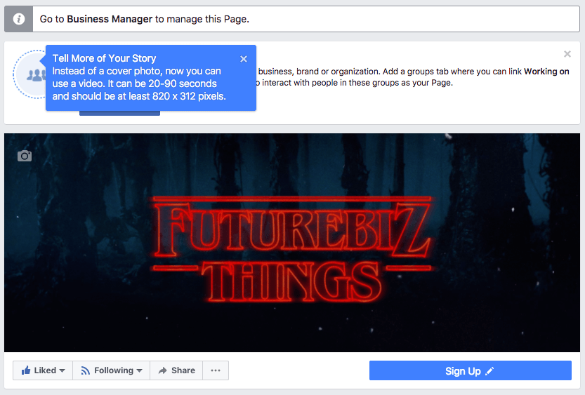 Native Videos als Facebook Titelbild verwenden - FUTUREBIZ