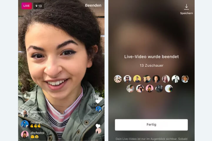 Instagram Live So Funktioniert Livestreaming Auf Instagram