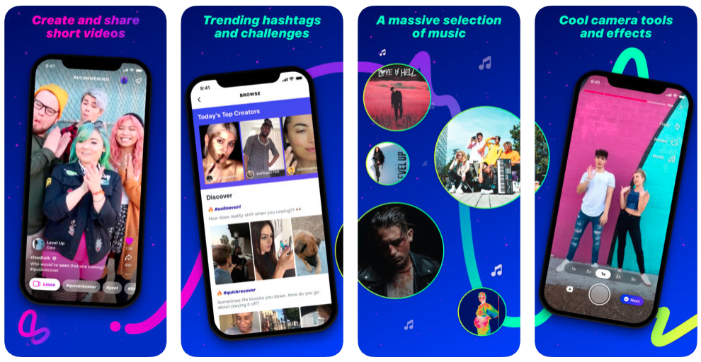 Facebook Lasso - TokTok Klon