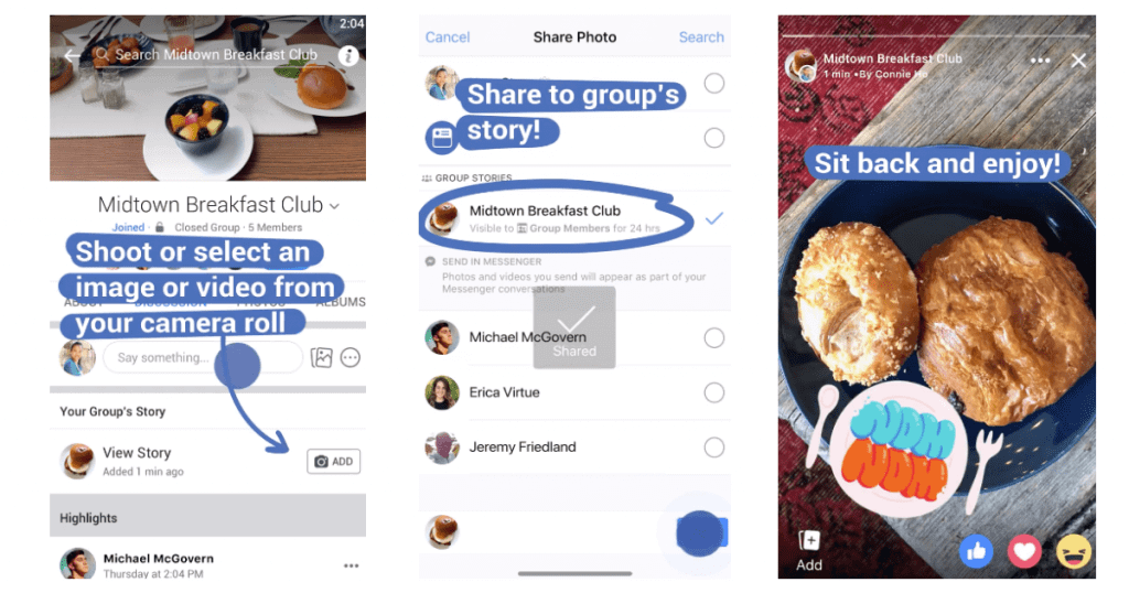 Facebook-Gruppen-Stories-teilen
