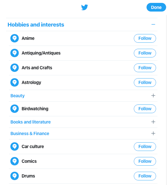 Twitter-Themen-Interessen-Folgen