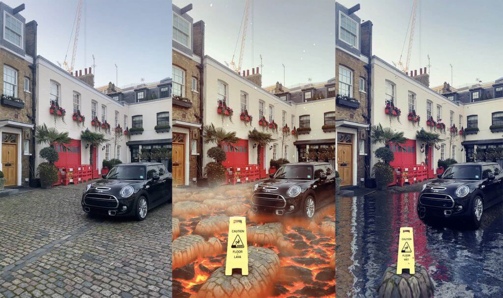 “Ground Transformation”: Neue AR-Effekte von Snapchat