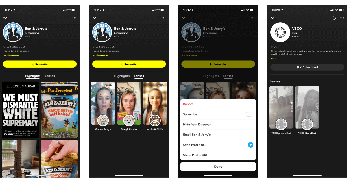 Snapchat Unternehmensprofile Sind Da Stories Lenses Shops
