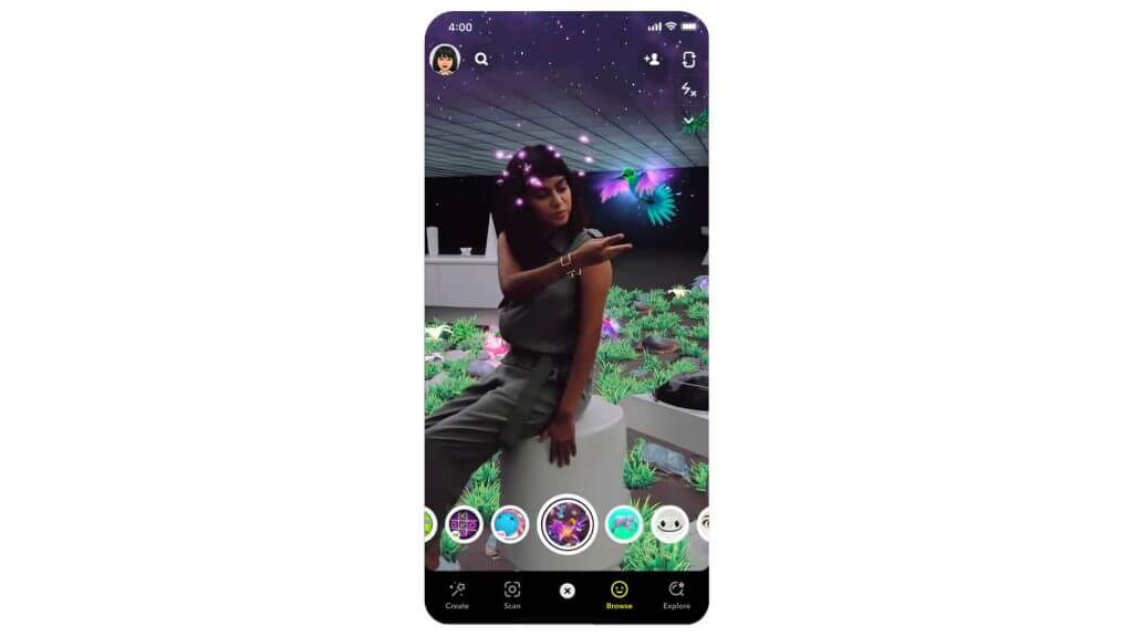 Snapchat-Lenses-iphone12-lidar-scanner