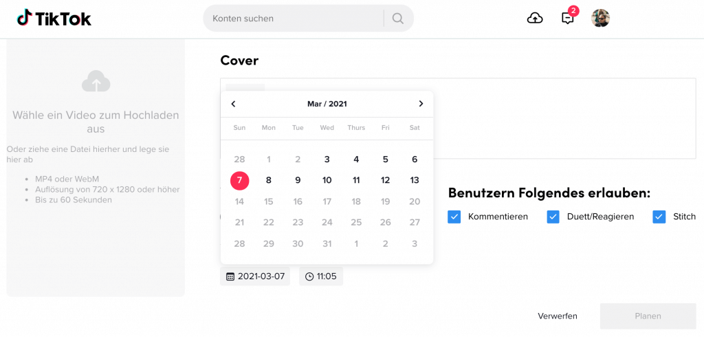 TikTok-Videos-Planen-Kalender