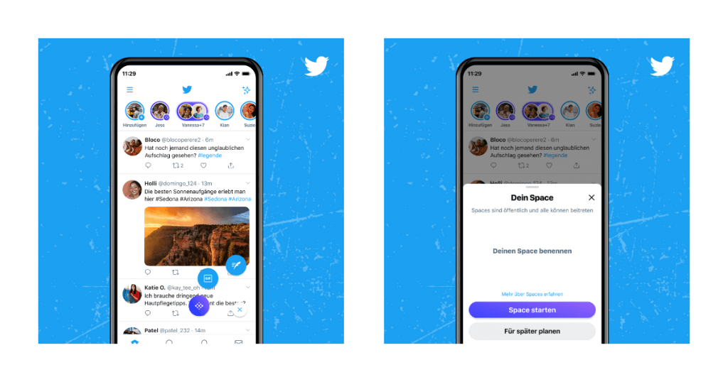 Twitter Spaces erstellen