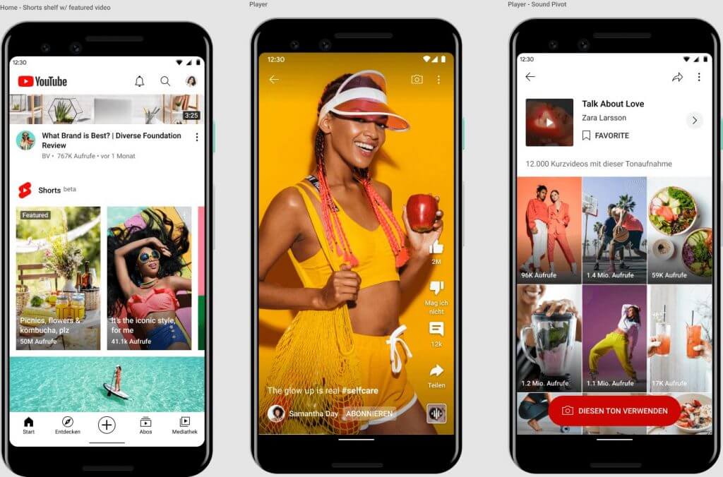 YouTube-Shorts-Deutschland-Integration-App