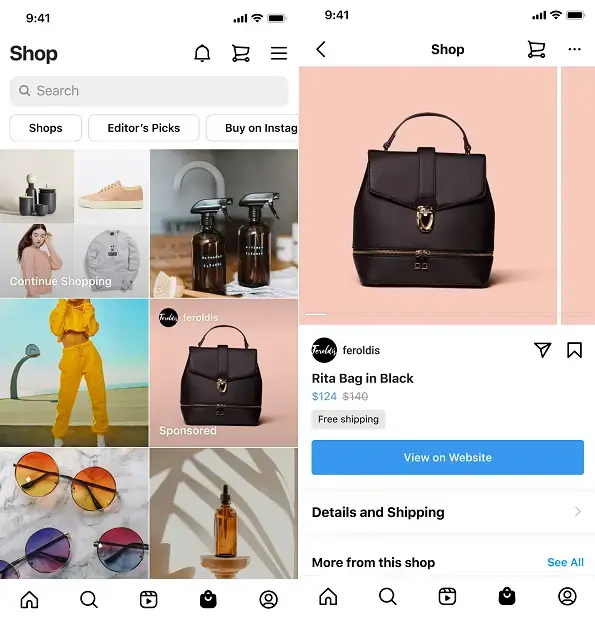 Instagram-Shop-Tab-Anzeigen-Produkte