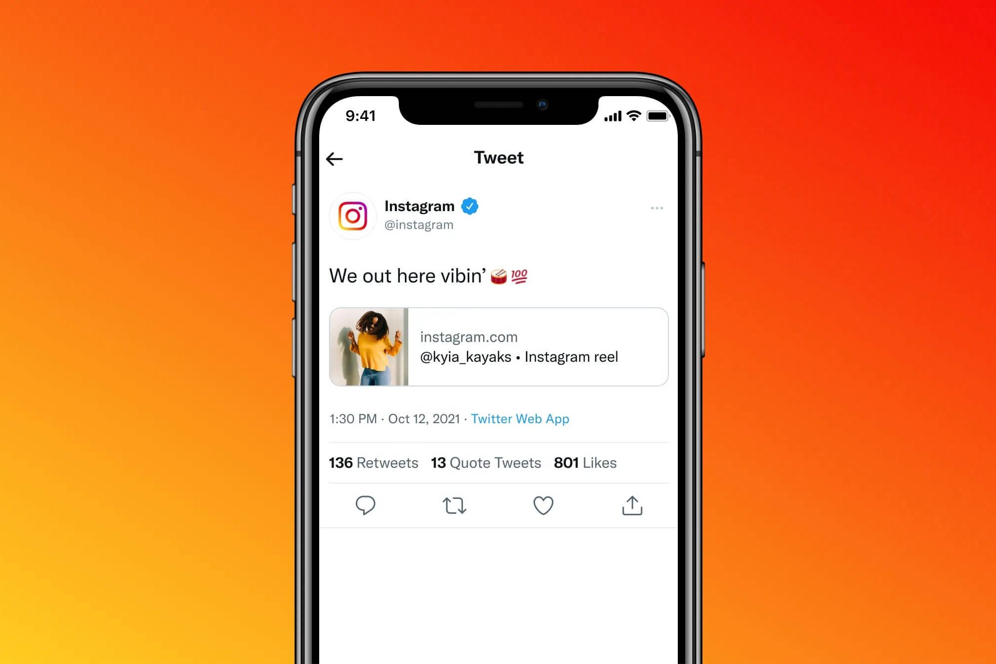 Instagram-Linkvorschau-Twitter