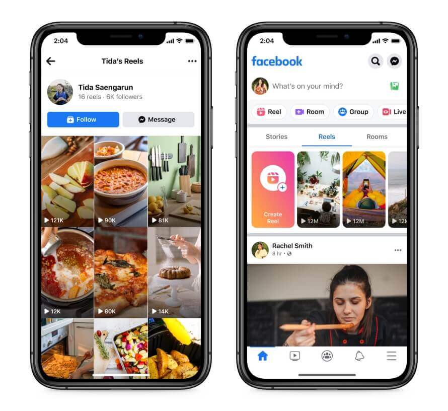 Facebook-Reels-Ansicht-Features