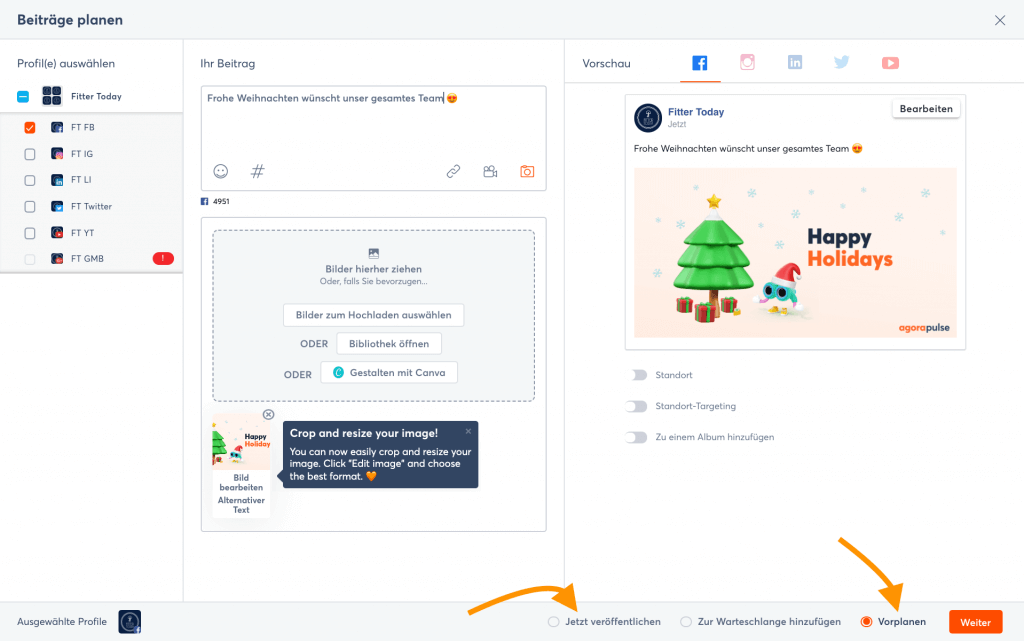 Social-Media-Redaktionsplan-Beitragsplanung