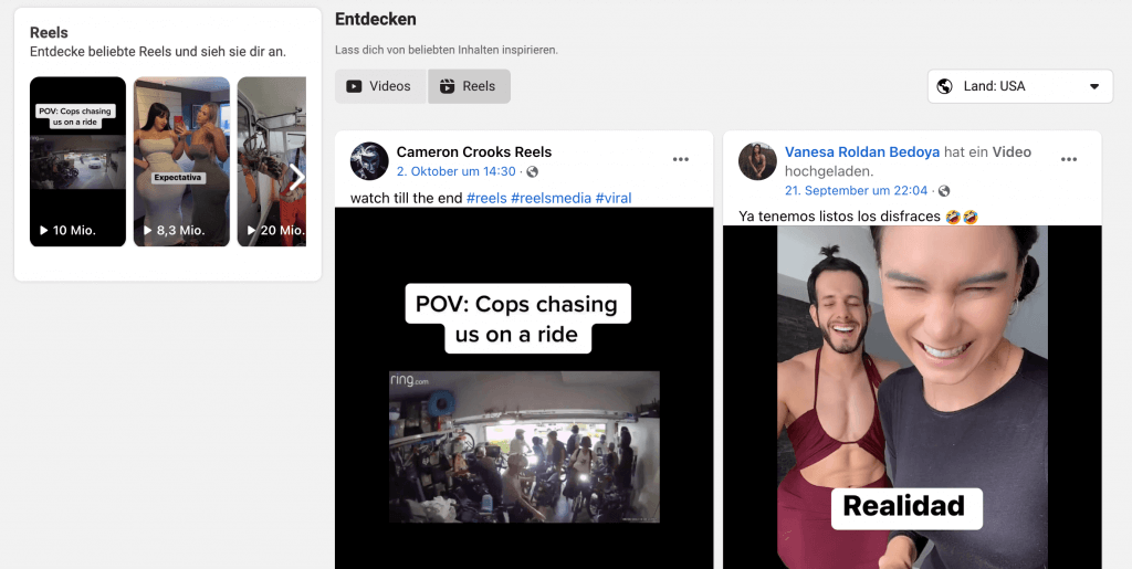 Beliebteste-Inhalte-Facebook-Reels-Inspiration-Hub
